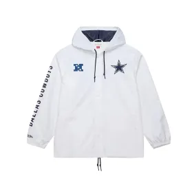Rugged Outdoor Optimized Mitchell Ness Dallas Cowboys Coaches Full-Snap Hoodie Jacket