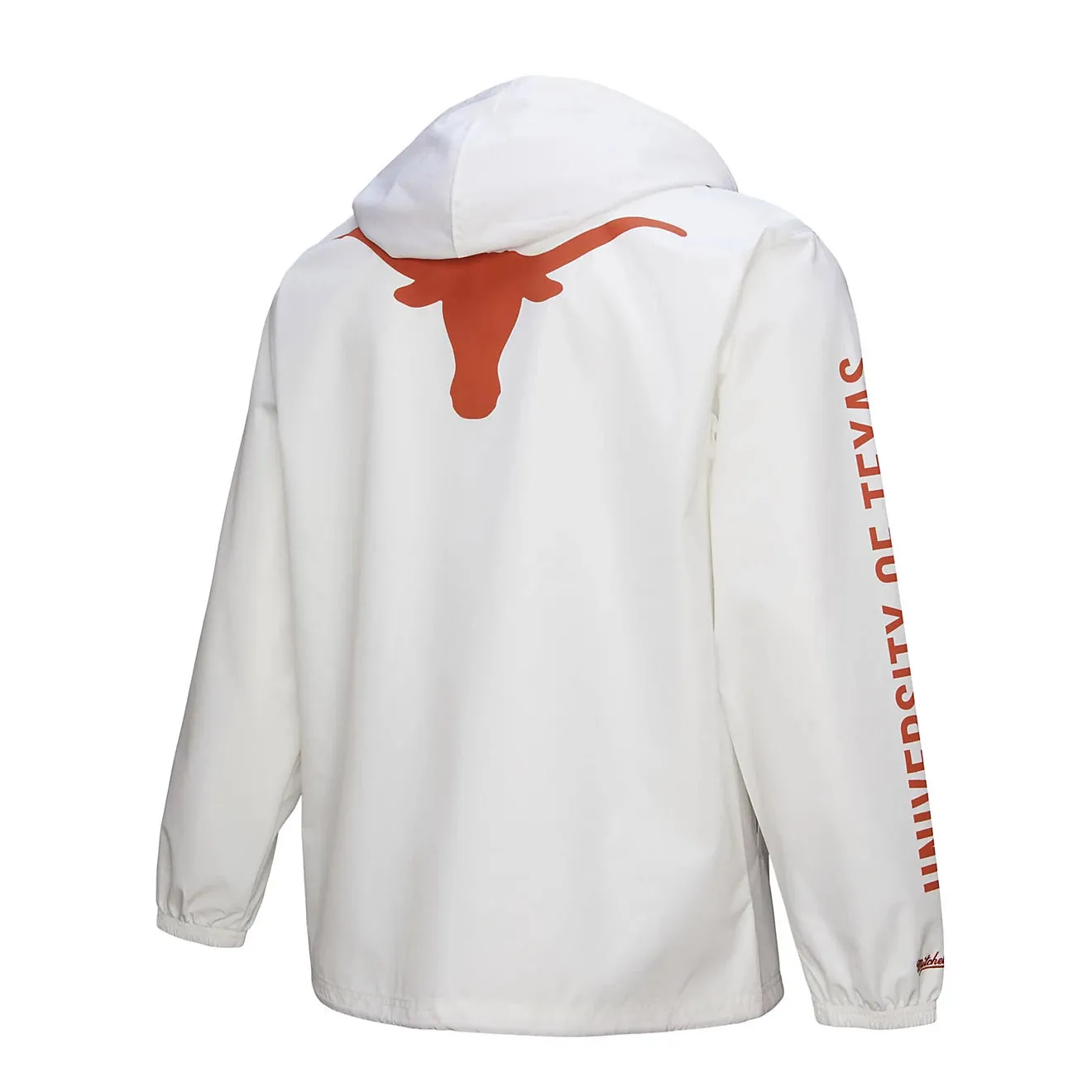 Mitchell Ness Texas Longhorns Coaches Full-Snap Hoodie Jacket Good Material