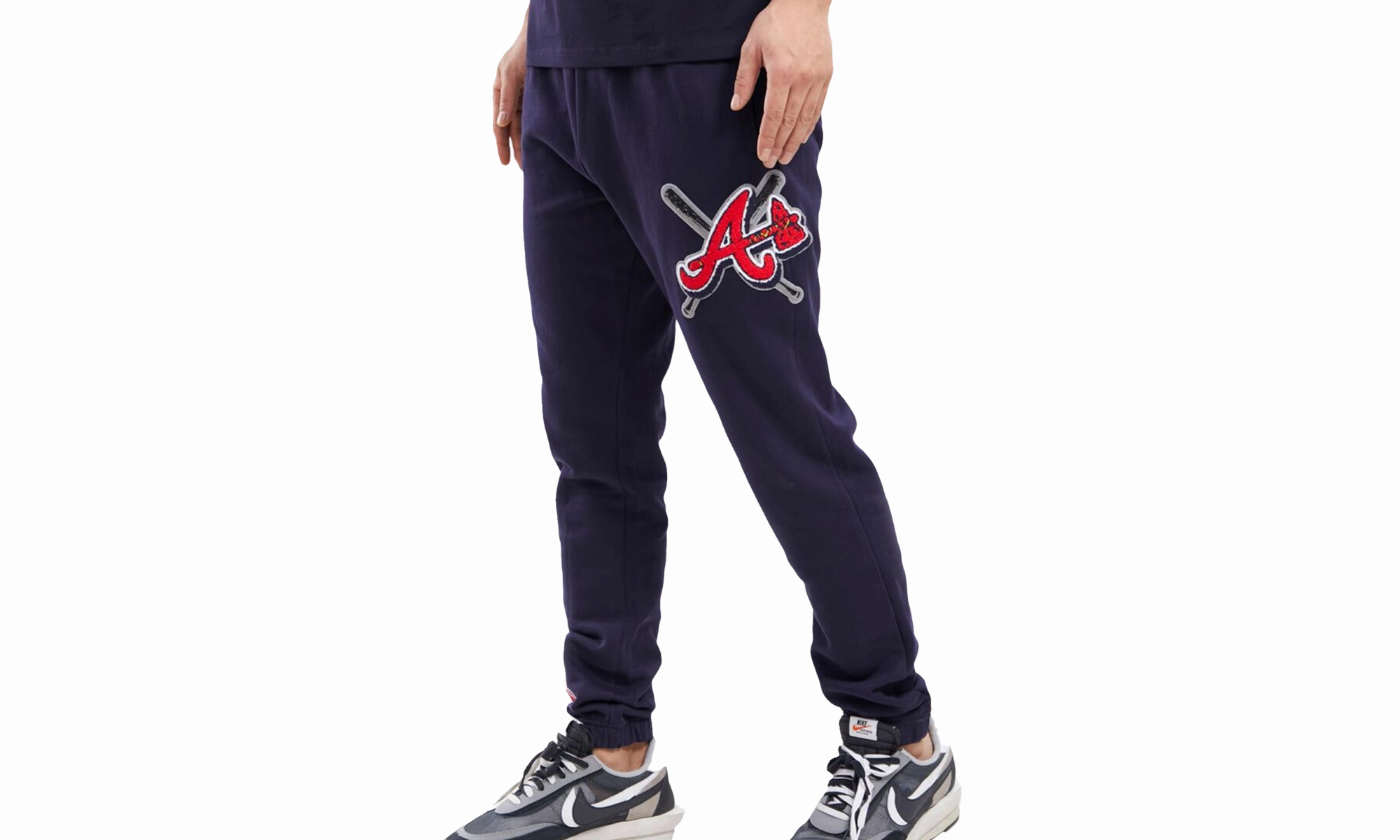 MLB Atlanta Braves Mash Up Logo Navy Sweatpants "Navy"