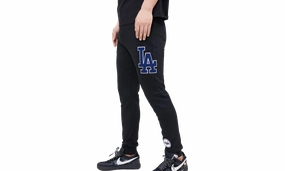 MLB Los Angeles Dodgers Logo Joggers Blk Sweatpants "Black"