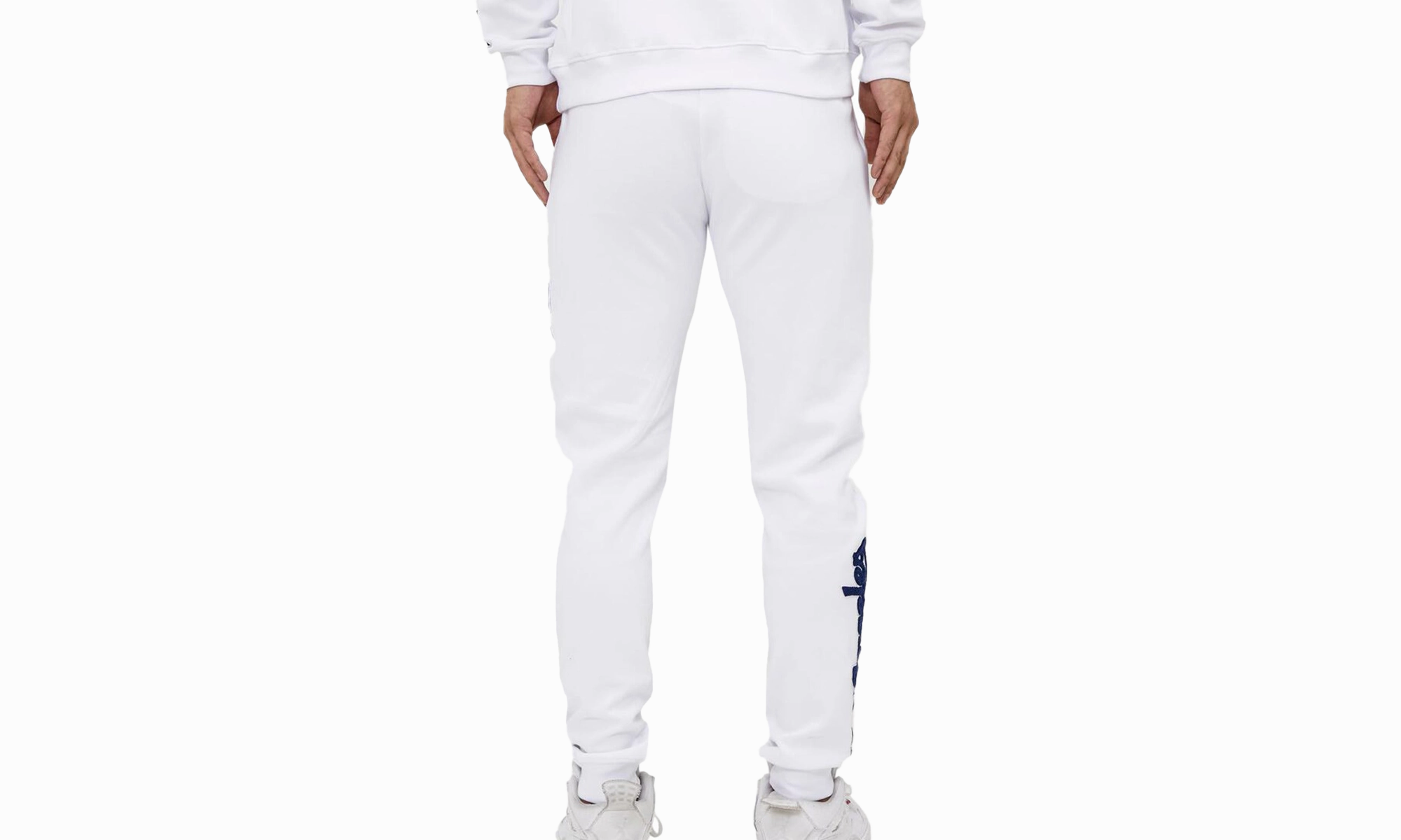 MLB Los Angeles Dodgers Logo Joggers WHT Sweatpants "White"