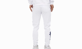 MLB Los Angeles Dodgers Logo Joggers WHT Sweatpants "White"