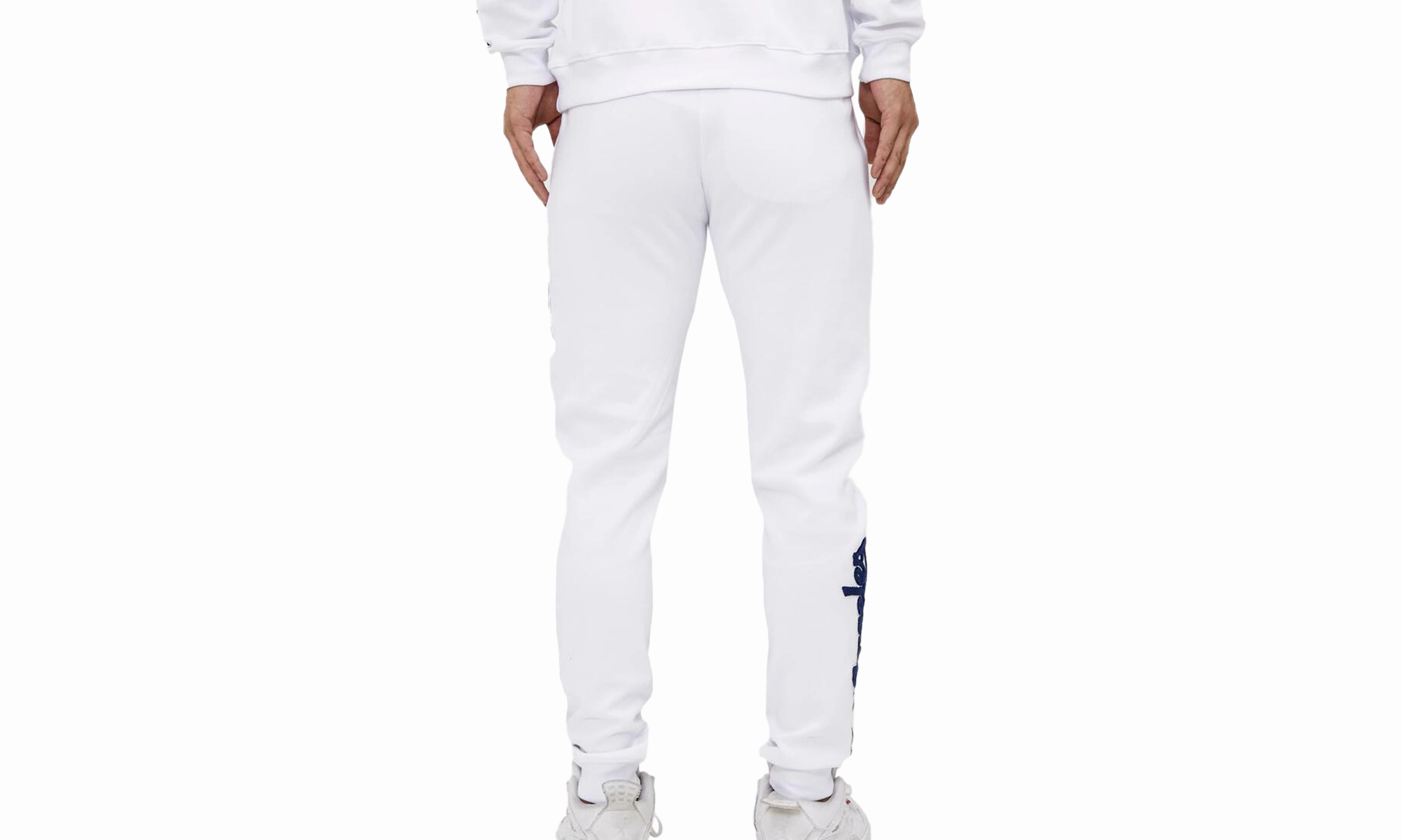 MLB Los Angeles Dodgers Logo Joggers WHT Sweatpants "White"