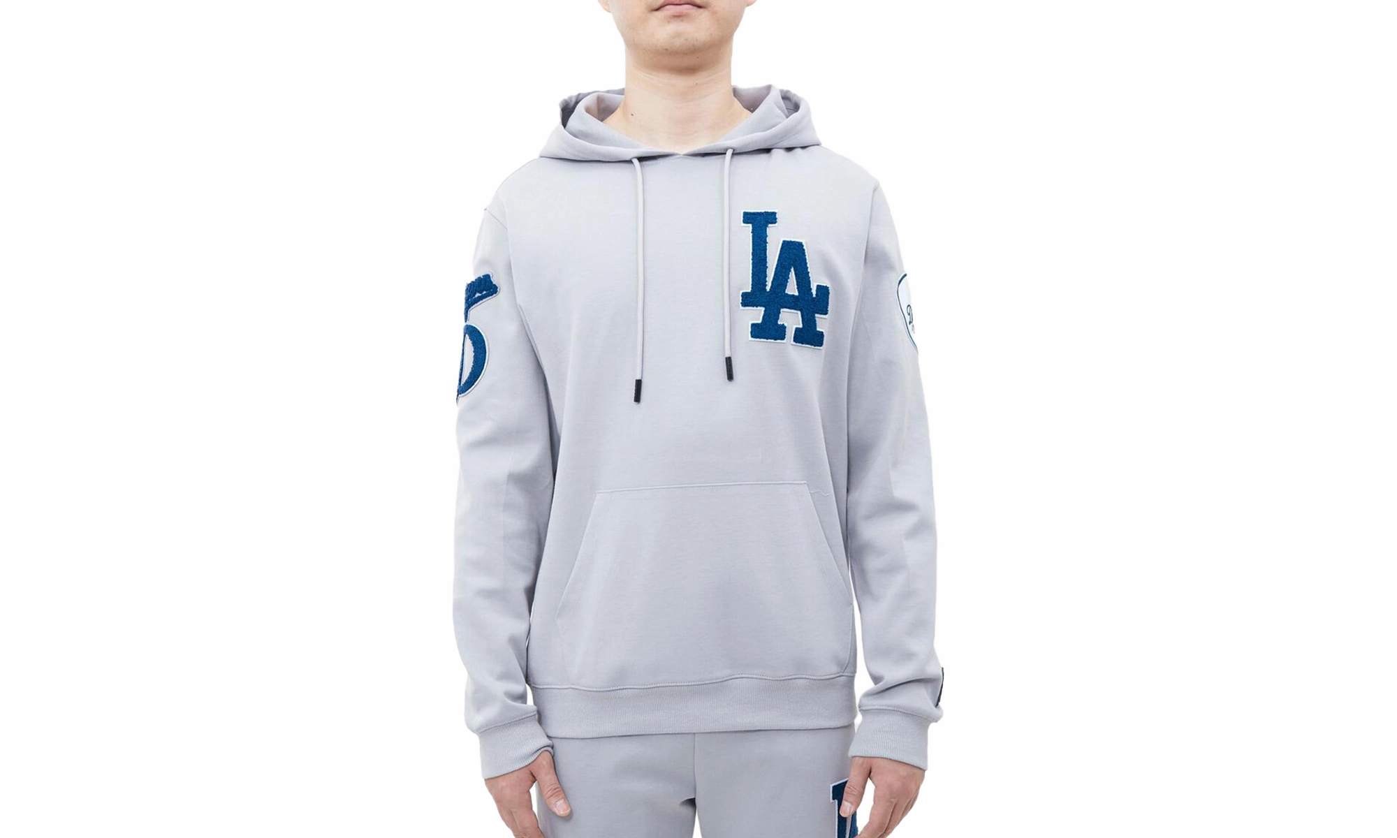 MLB Los Angeles Dodgers Logo P/O Hoodie "GREY"