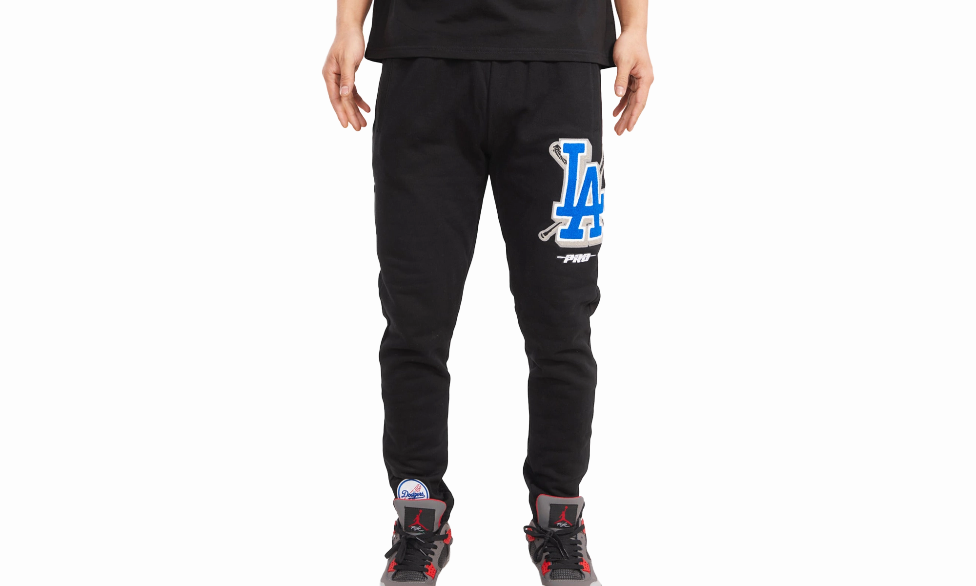 MLB Los Angeles Dodgers Mash Up Logo Sweatpants "Black"