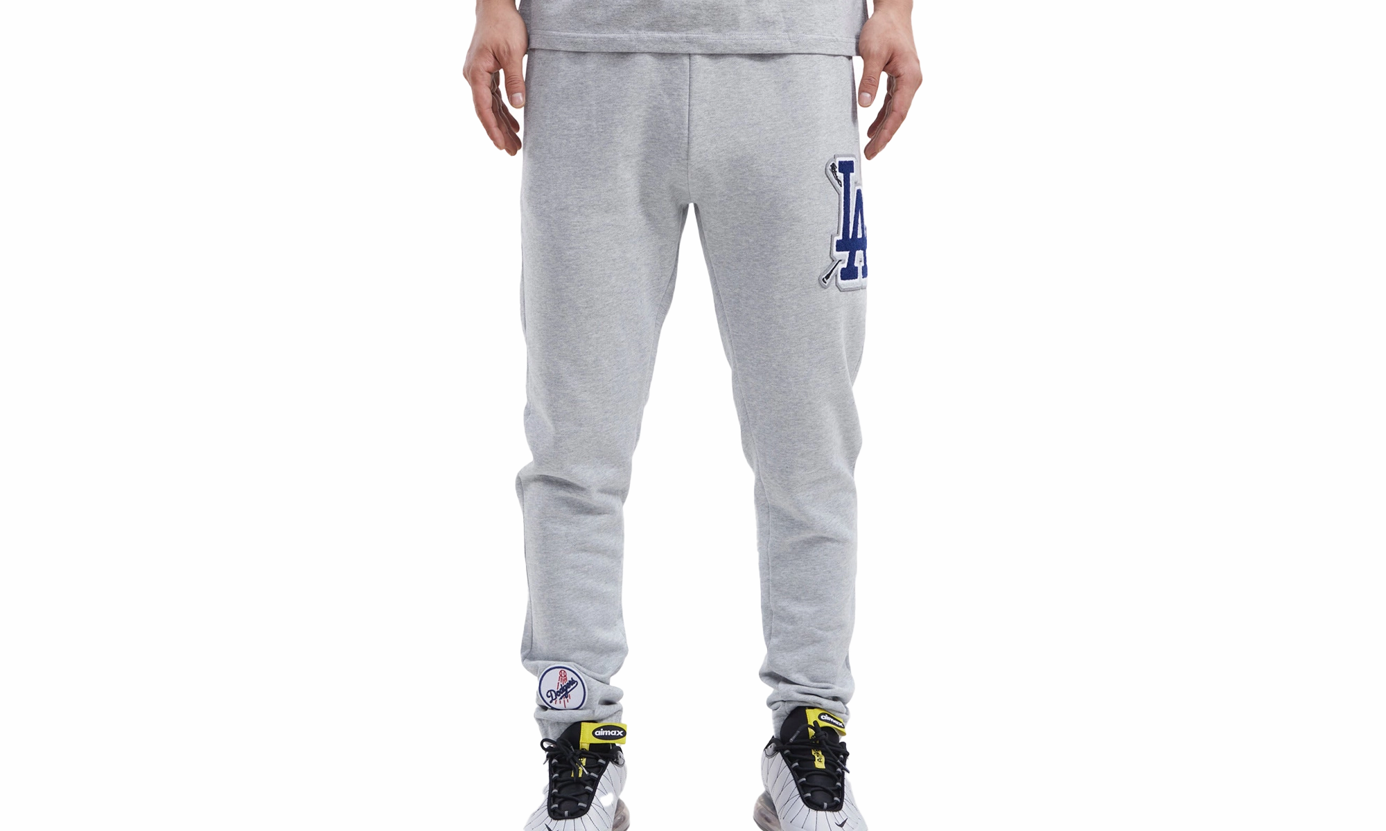 MLB Los Angeles Dodgers Mash Up Logo Sweatpants "Grey"