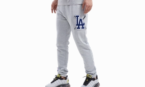 MLB Los Angeles Dodgers Mash Up Logo Sweatpants "Grey"