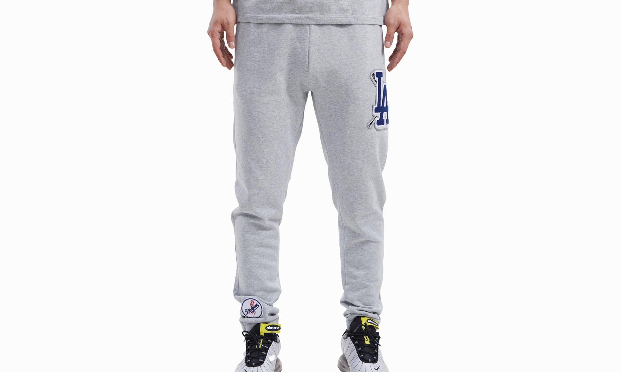 MLB Los Angeles Dodgers Mash Up Logo Sweatpants "Grey"
