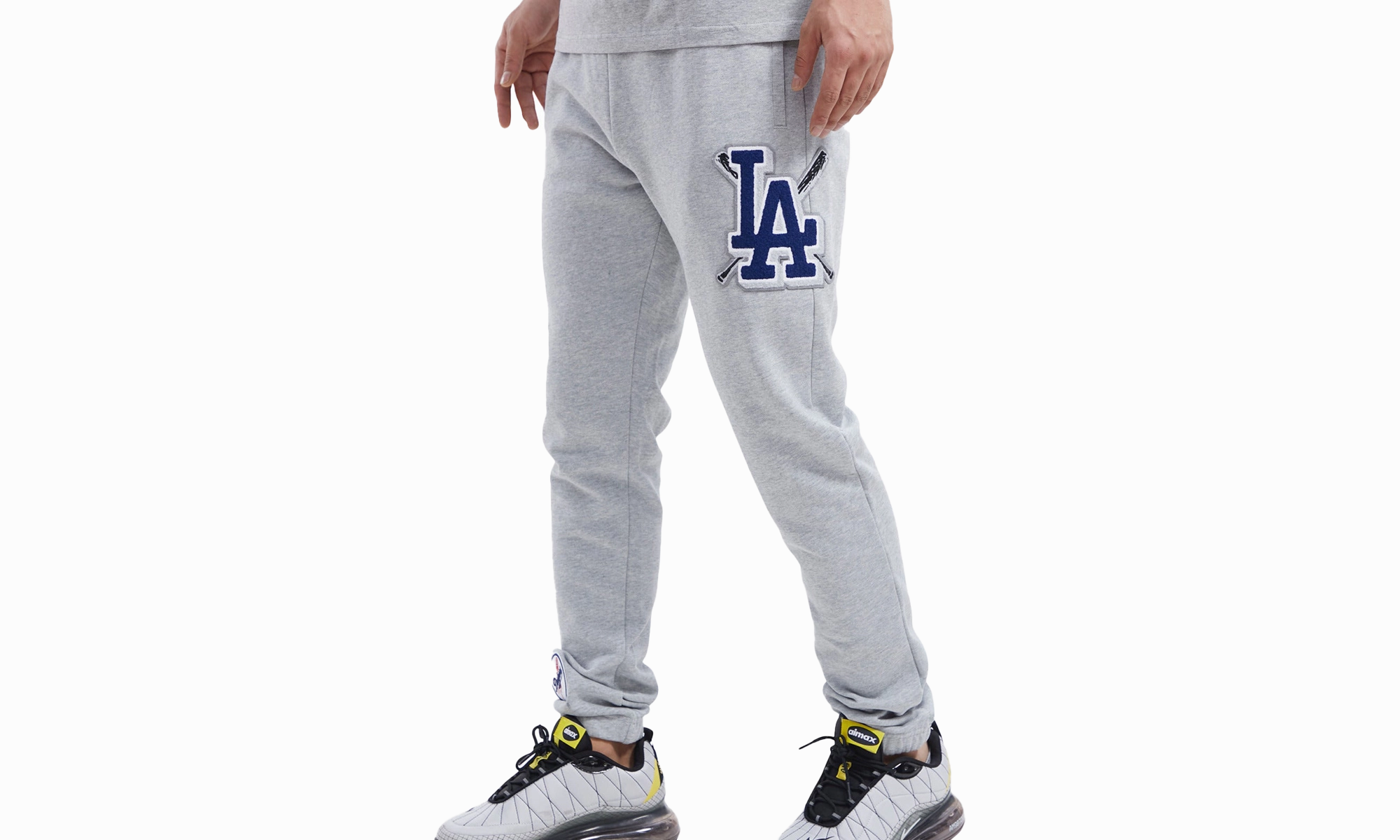 MLB Los Angeles Dodgers Mash Up Logo Sweatpants "Grey"