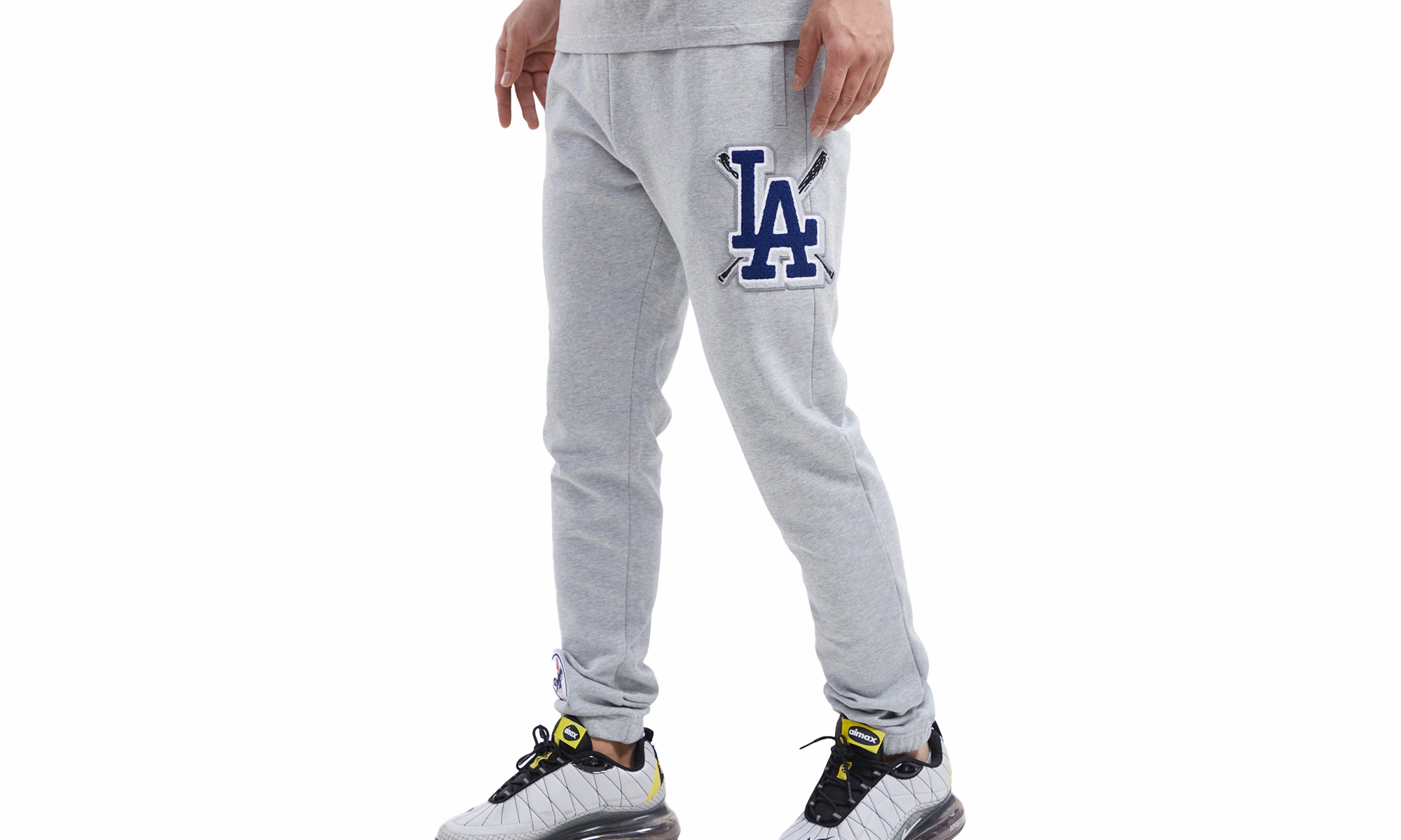 MLB Los Angeles Dodgers Mash Up Logo Sweatpants "Grey"