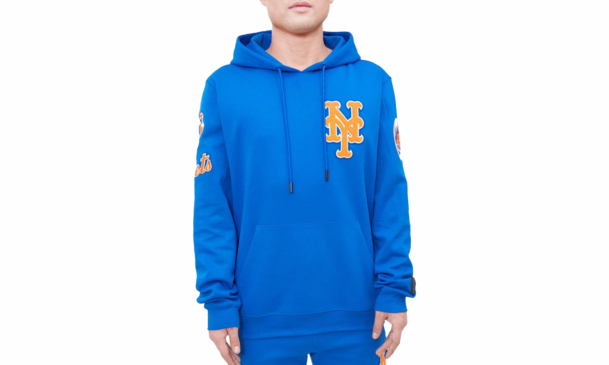 MLB New York Mets Logo Royal P/O Hoodie "Blue"