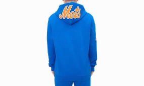 MLB New York Mets Logo Royal P/O Hoodie "Blue"