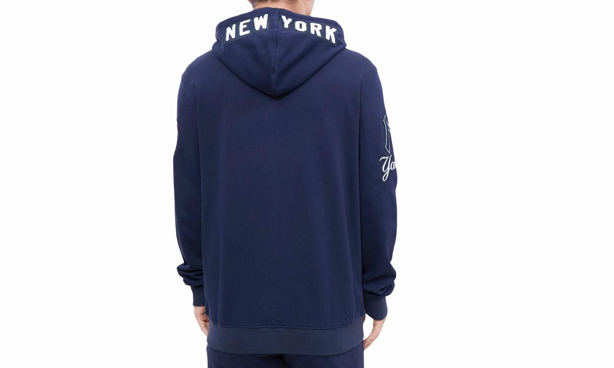 MLB New York Yankees Logo Navy Zip-Up Hoodie "Navy"