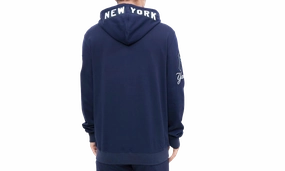 MLB New York Yankees Logo Navy Zip-Up Hoodie "Navy"