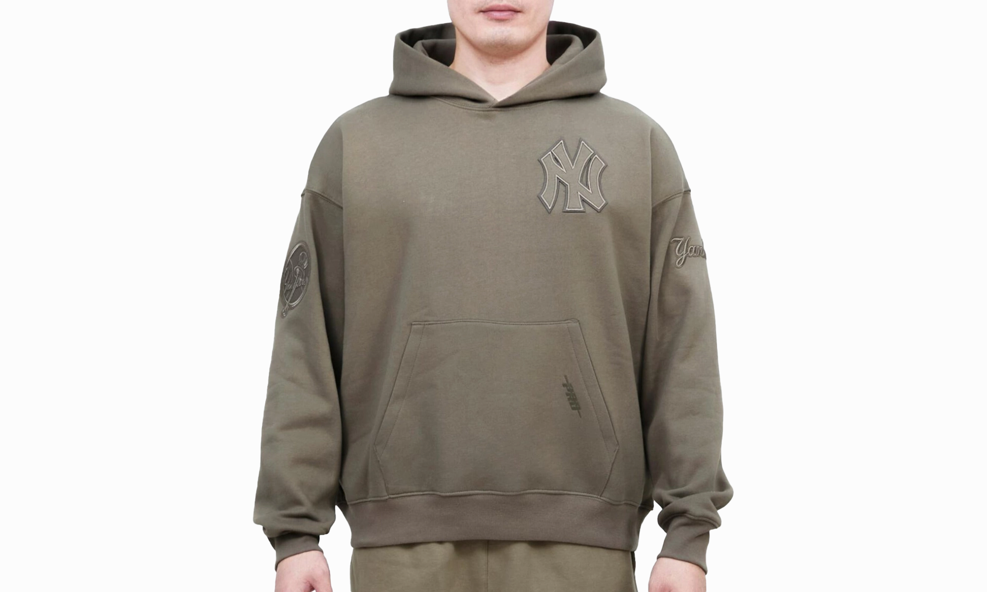 MLB New York Yankees Neutral Essentials Fleece Hoodie "Beige"