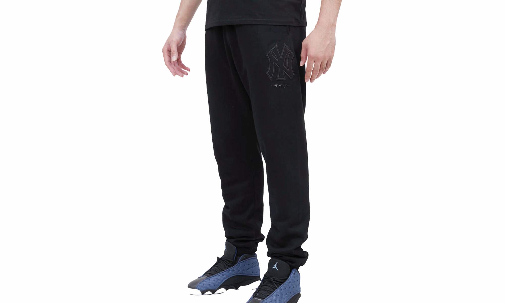 MLB New York Yankees Neutral Fleece Sweatpants "Black"