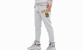 MLB San Diego Padres Stacked Logo Sweatpants "Grey"