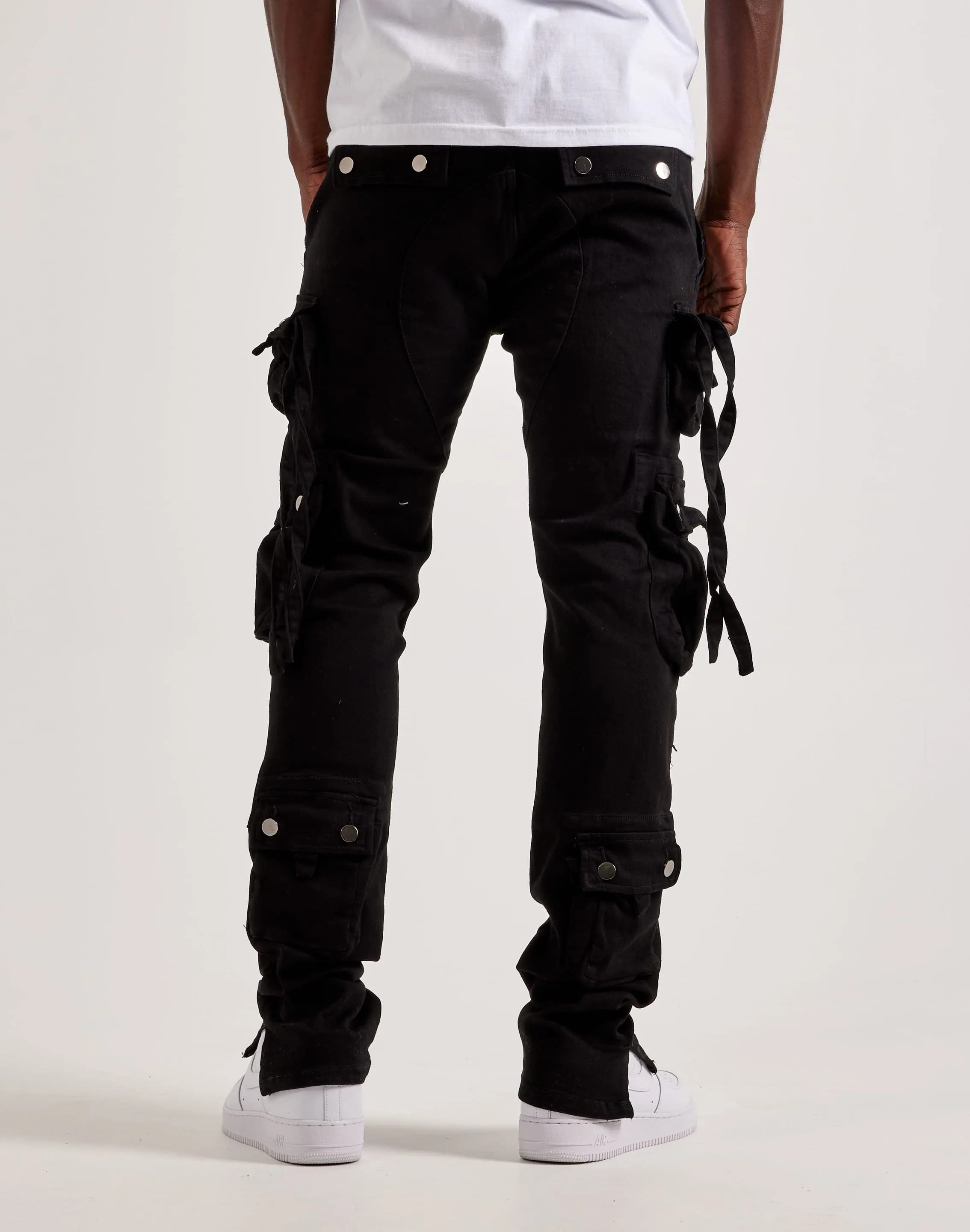 Road Soul MoistureManagement Technology MNML Cargo Straight Denim Jeans