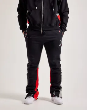 MNML Contrast Bootcut Sweatpants Dance Light Wind Block