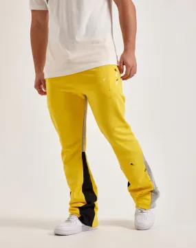 Raw Linen MNML Contrast Bootcut Sweatpants