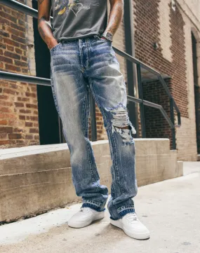 MNML Flare Denim Jeans SnagFree Surface