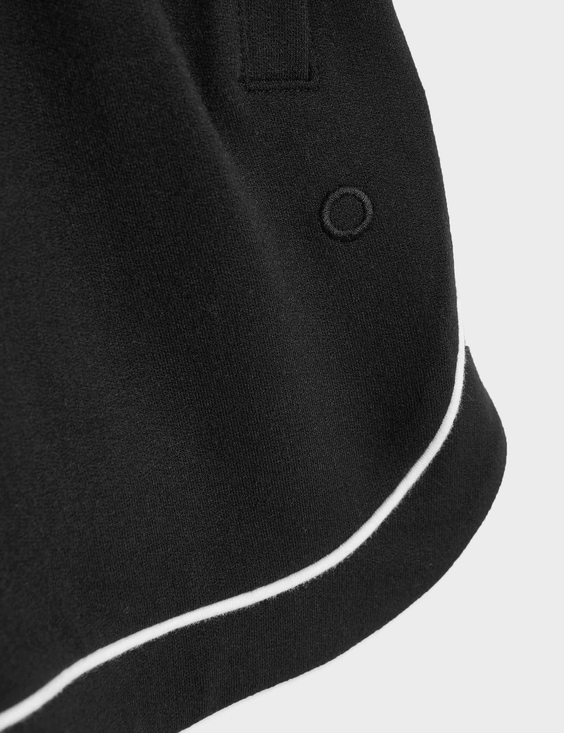 Modal Rich High Waisted Shorts - Black Moisture Wicking Lining Double Layered Panels