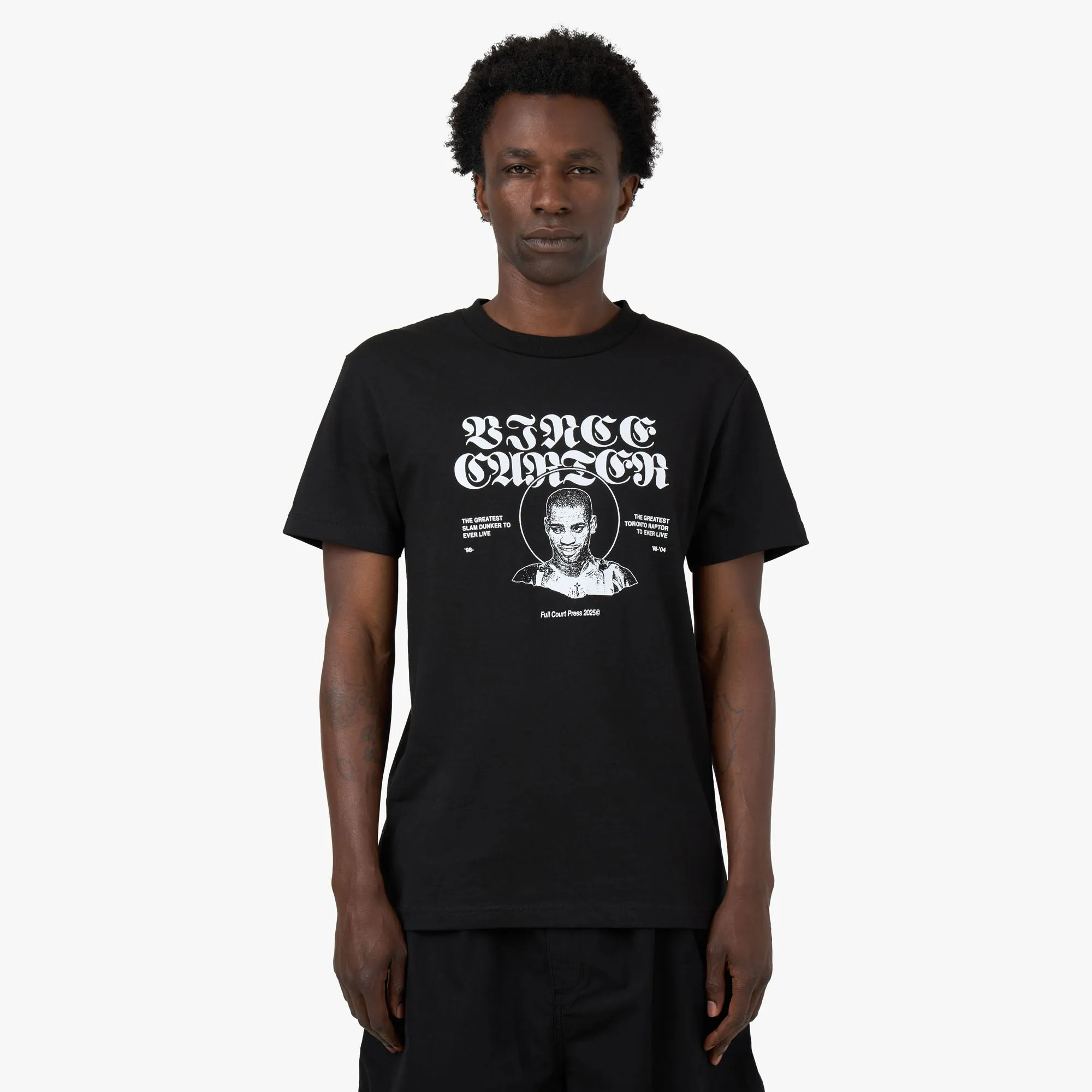 Multi Directional Stretch Full Court Press Carter T-shirt Black