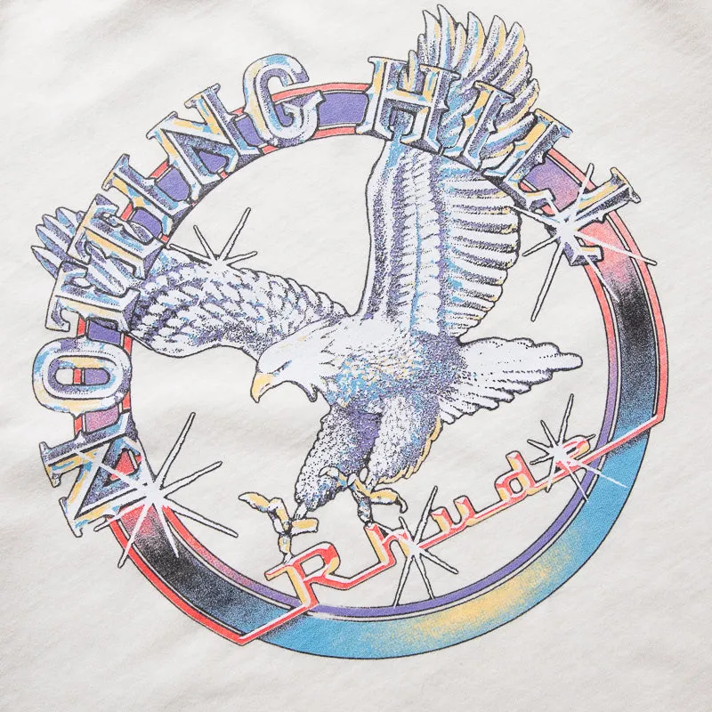Rhude Notting Hill Eagle Tee - Vintage White regular length