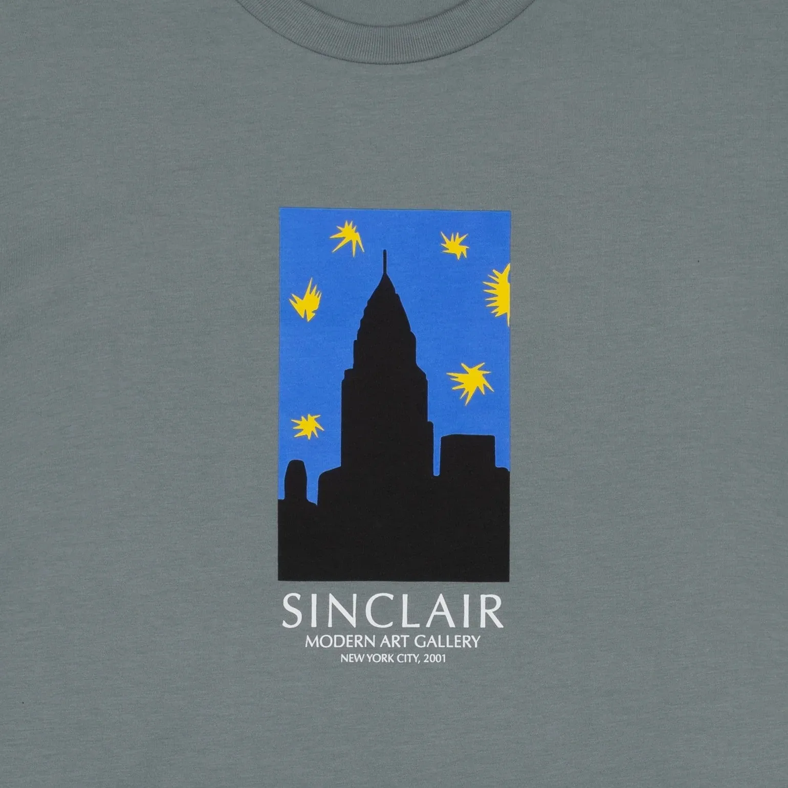 ShapeRetentionCloth MODERN ART TEE - TEAL