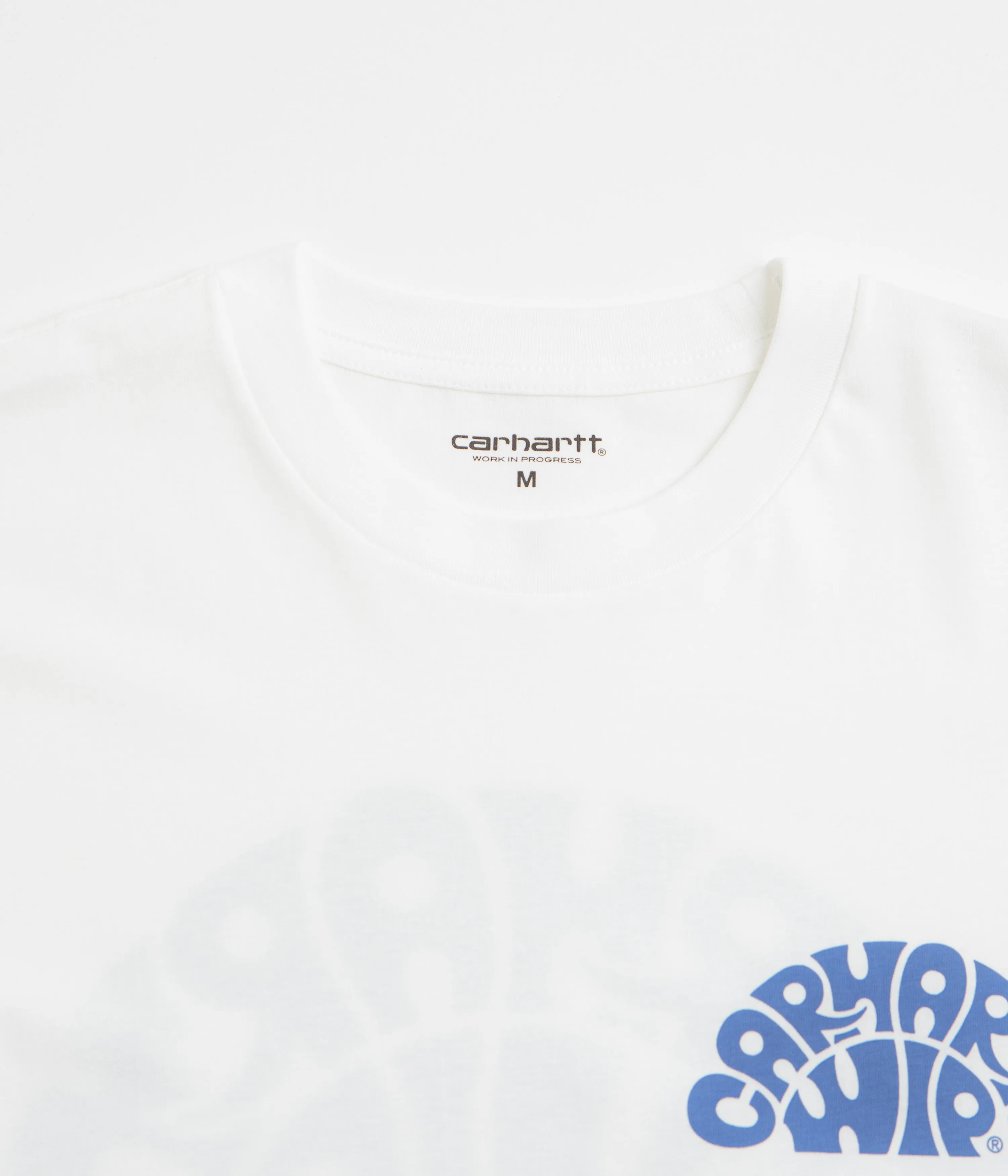 basketball venue Carhartt Jazzy T-Shirt - White / Blue Iris
