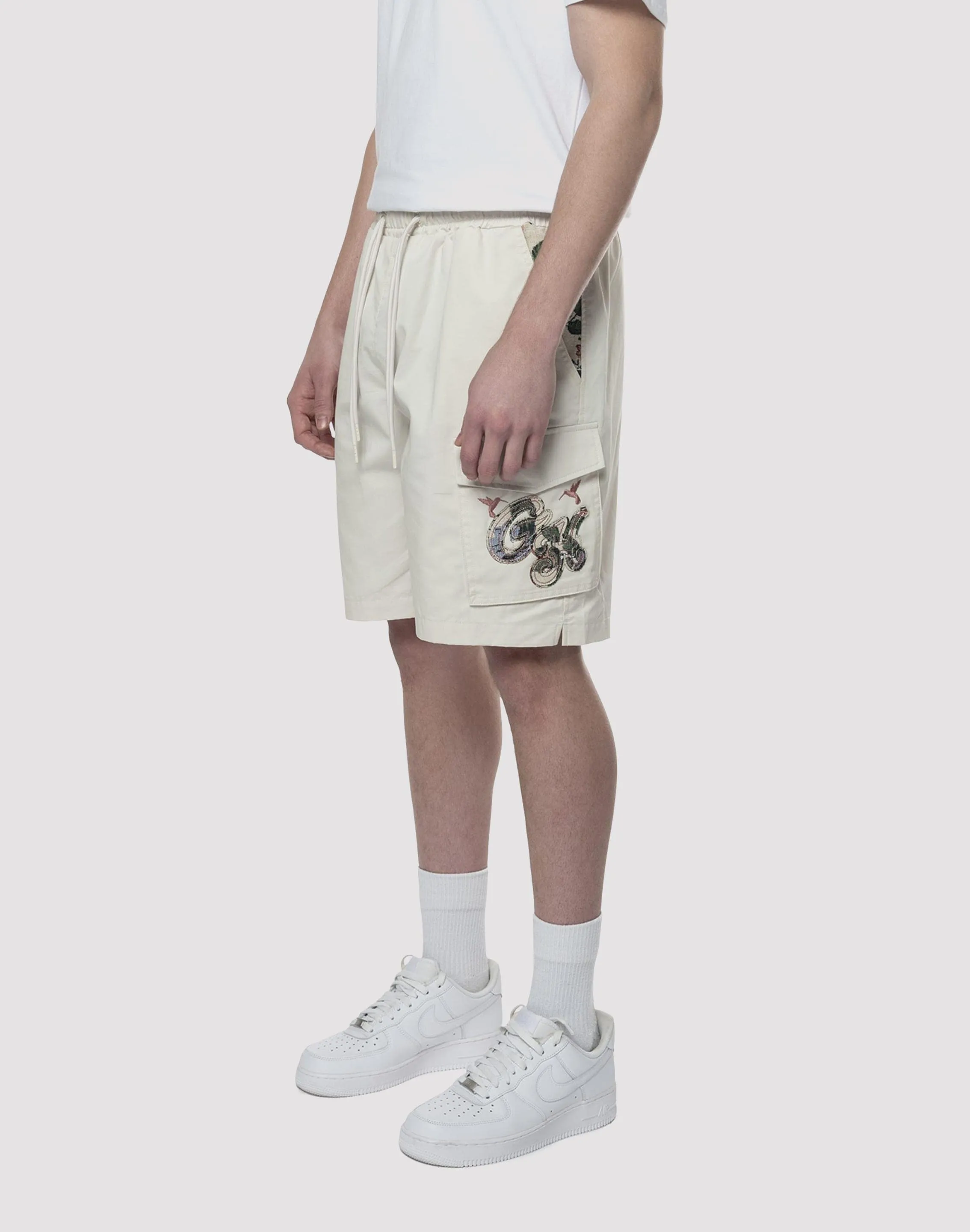 Grindhouse Tapestry Trim Twill Shorts QuickDryTech BreathableMesh