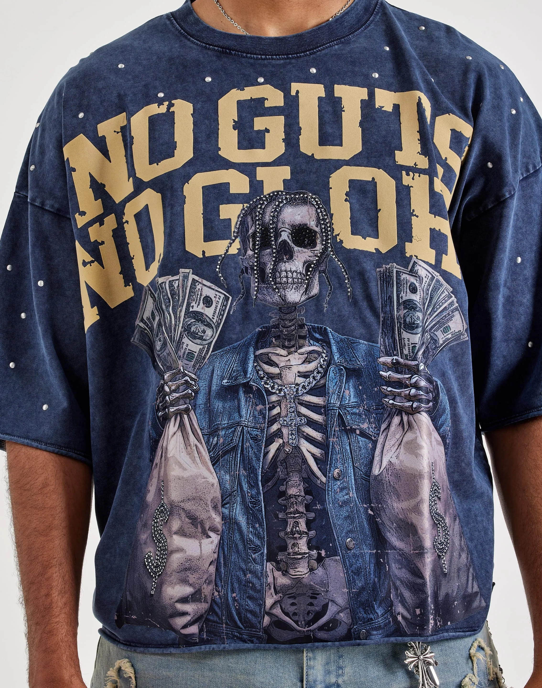 Stretchable Material Roku Studio No Guts Tee