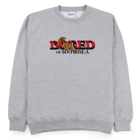 Onamura Tiger Sweatshirt - Heather Grey Shrink resistant Classic Active