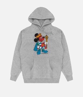 King Mouse Hoodie Collared Relaxed Comfort