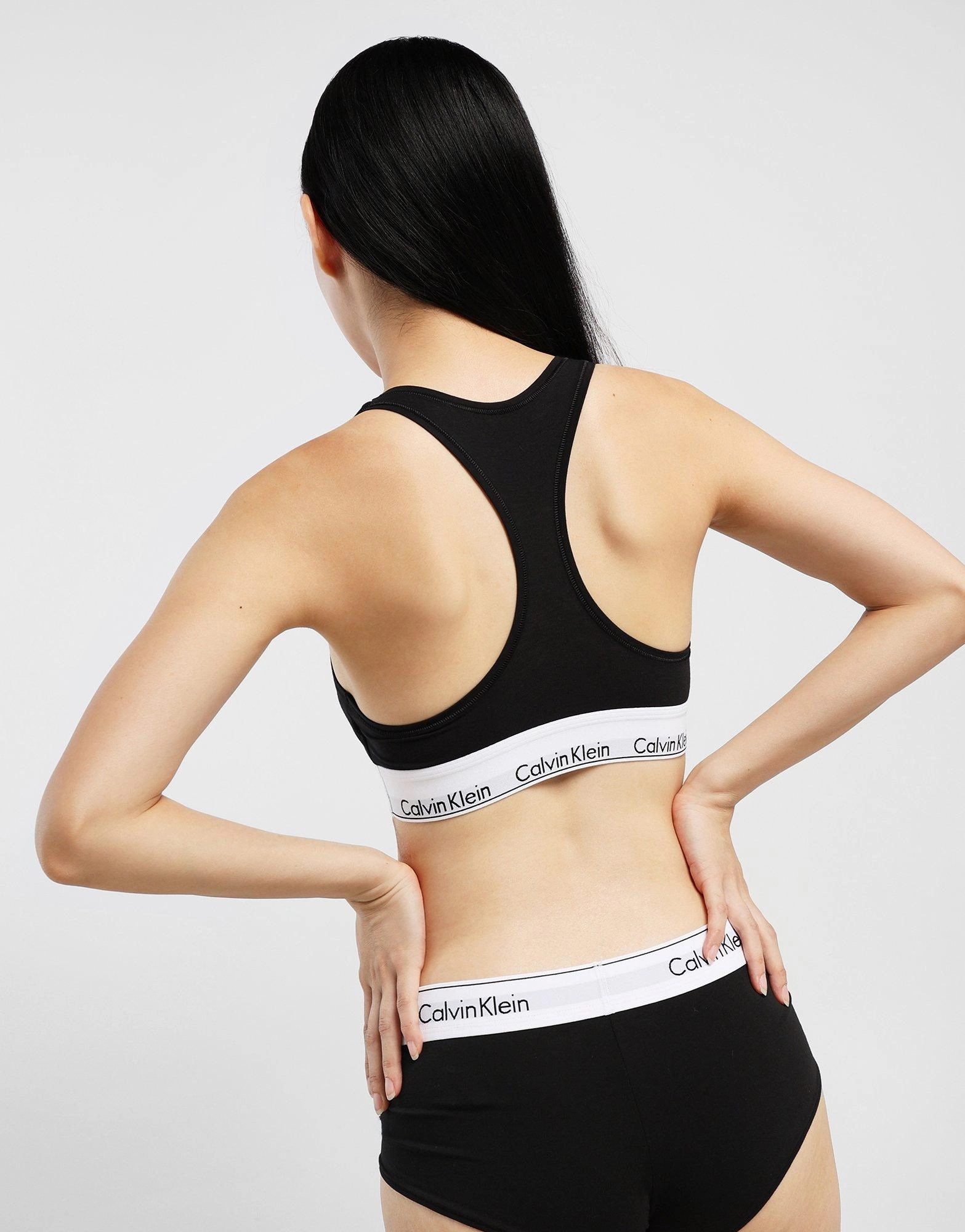 Modern Cotton Bralette Gym members Racerback seams