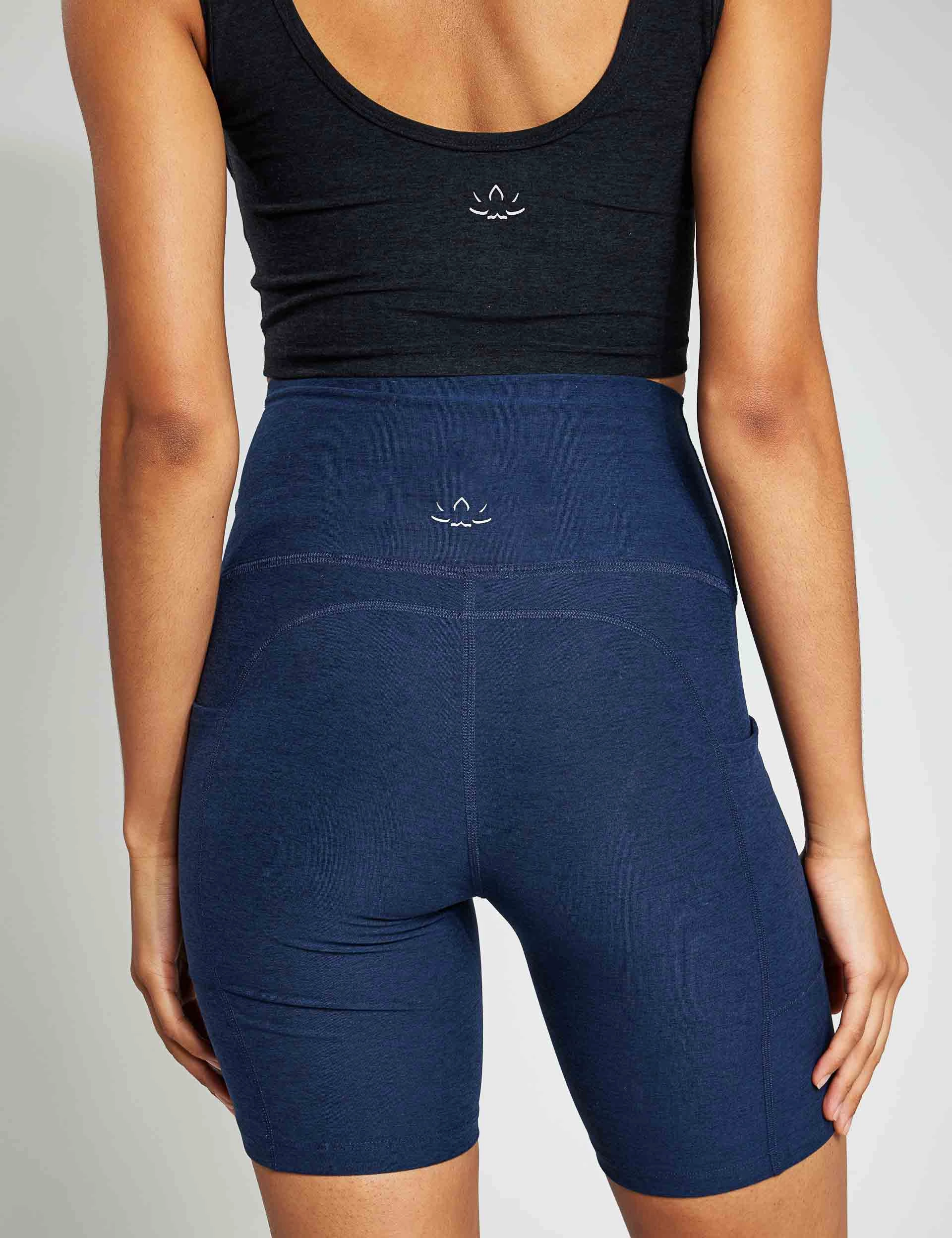Street Ready Spacedye Team Pockets Biker Short - Nocturnal Navy