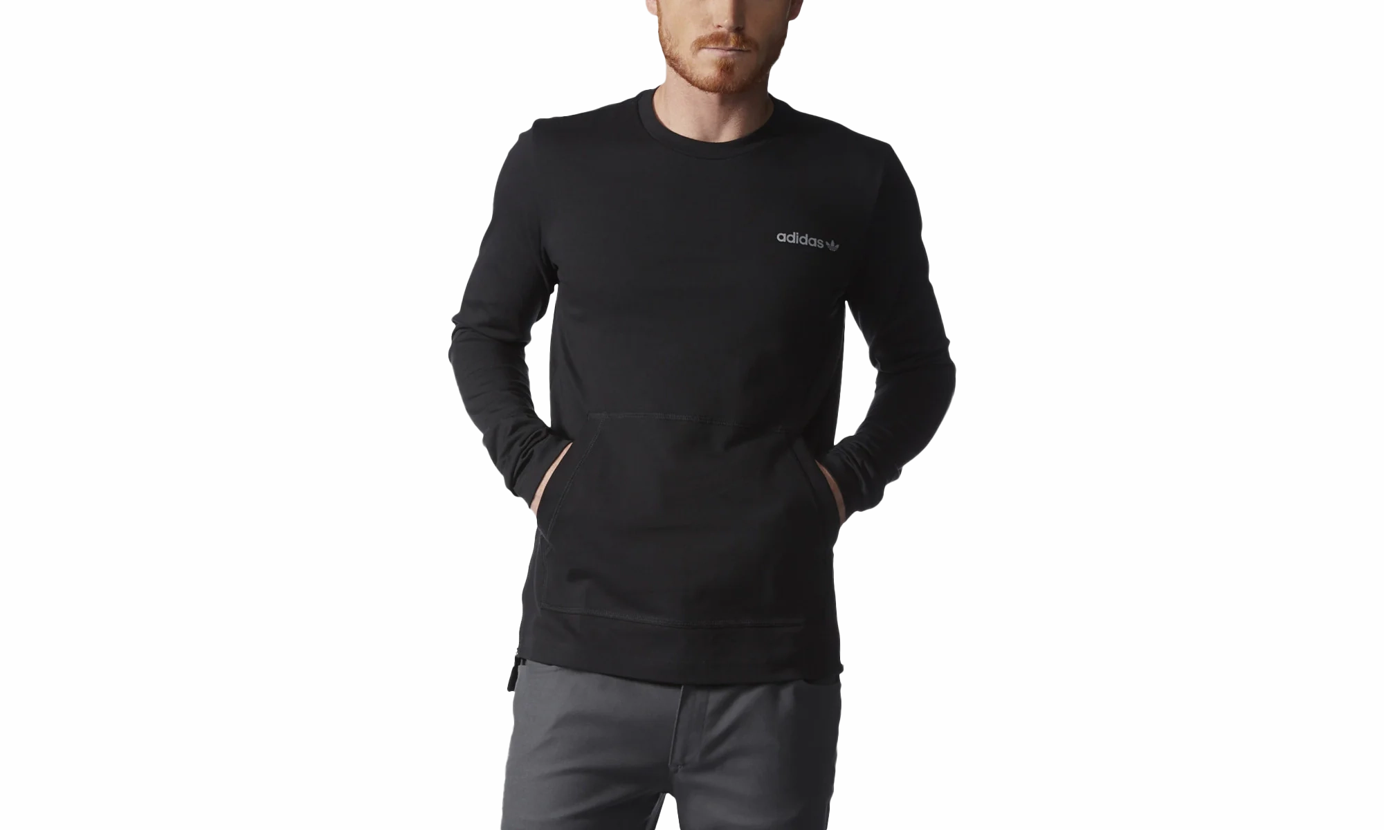 Modern Longsleeve T-Shirt "Black" Vision Fit EcoFriendlyTextiles