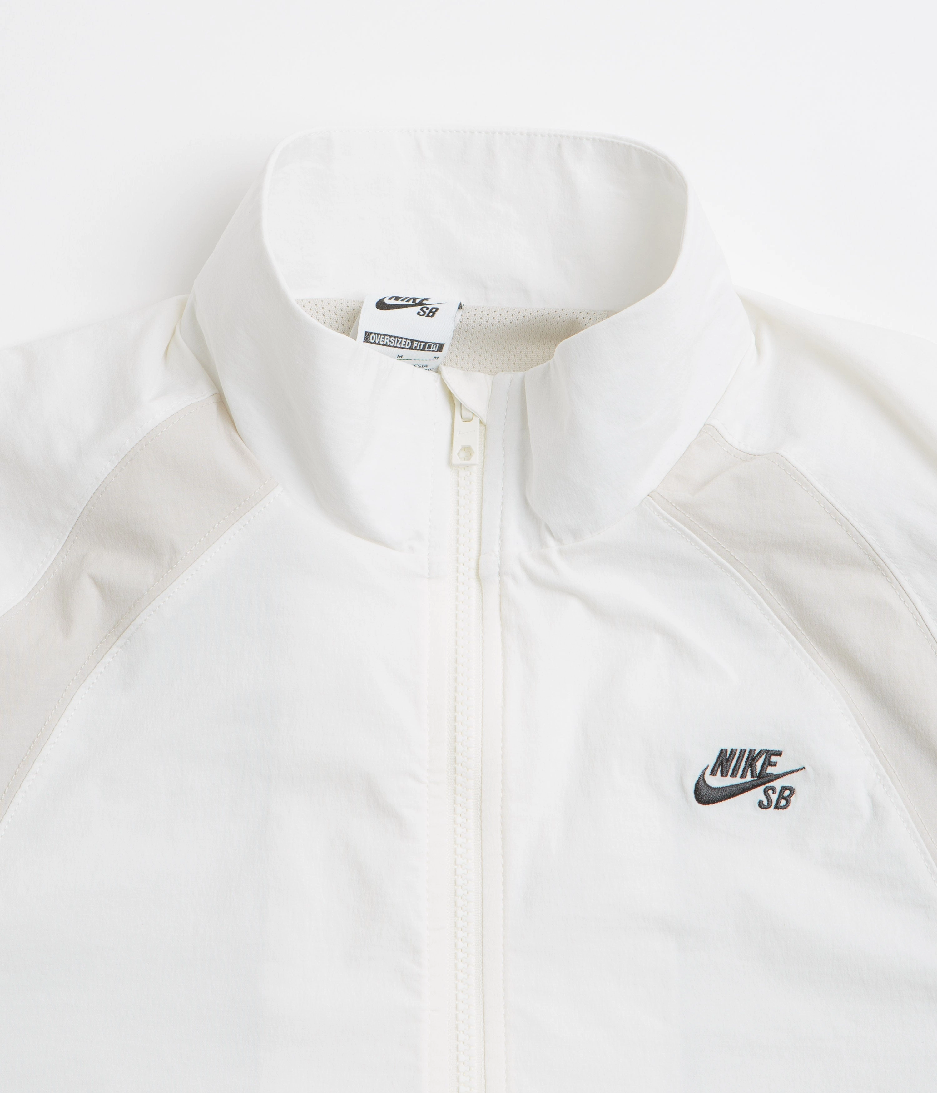 suitable for photography commuting Nike SB Full Zip Woven Jacket - Sail / Light Bone / Black