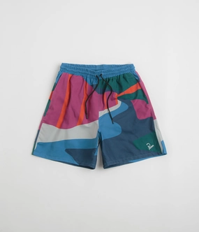 by Parra The Festival Fence Swim Shorts - Blue Street Fashion