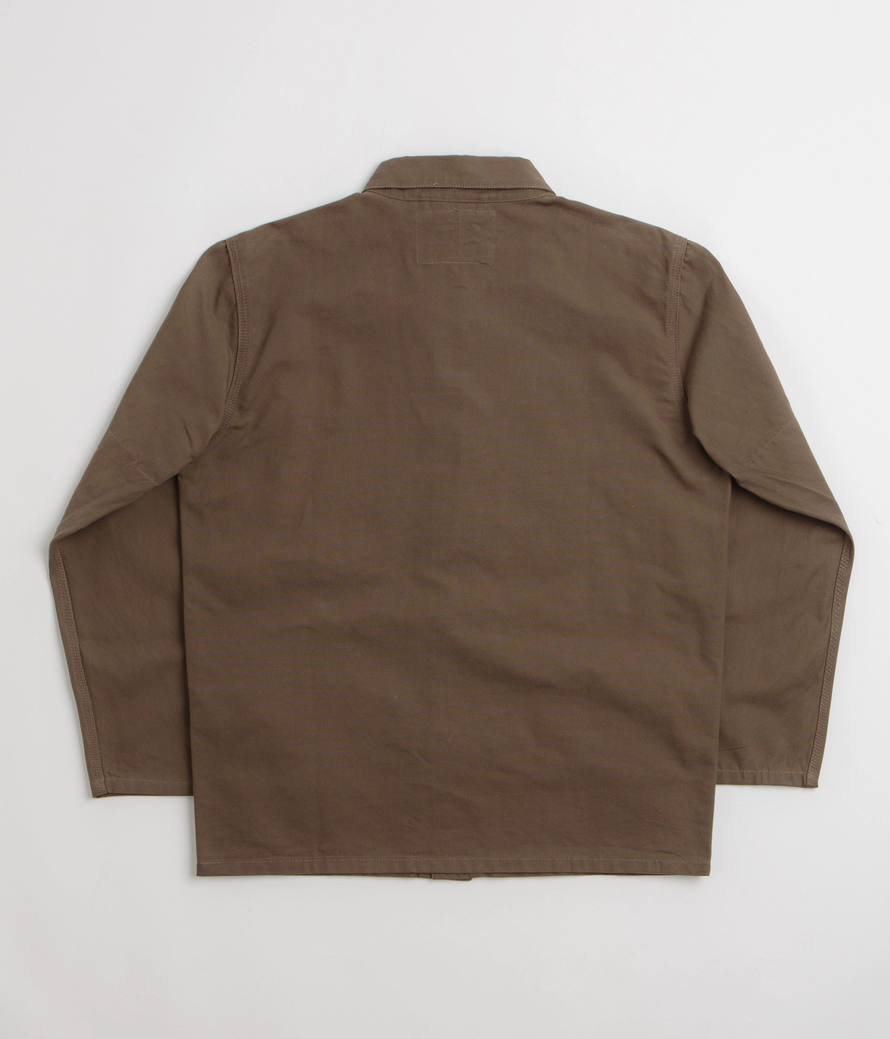 Uskees 3001 Buttoned Overshirt - Dark Taupe Publish Poise