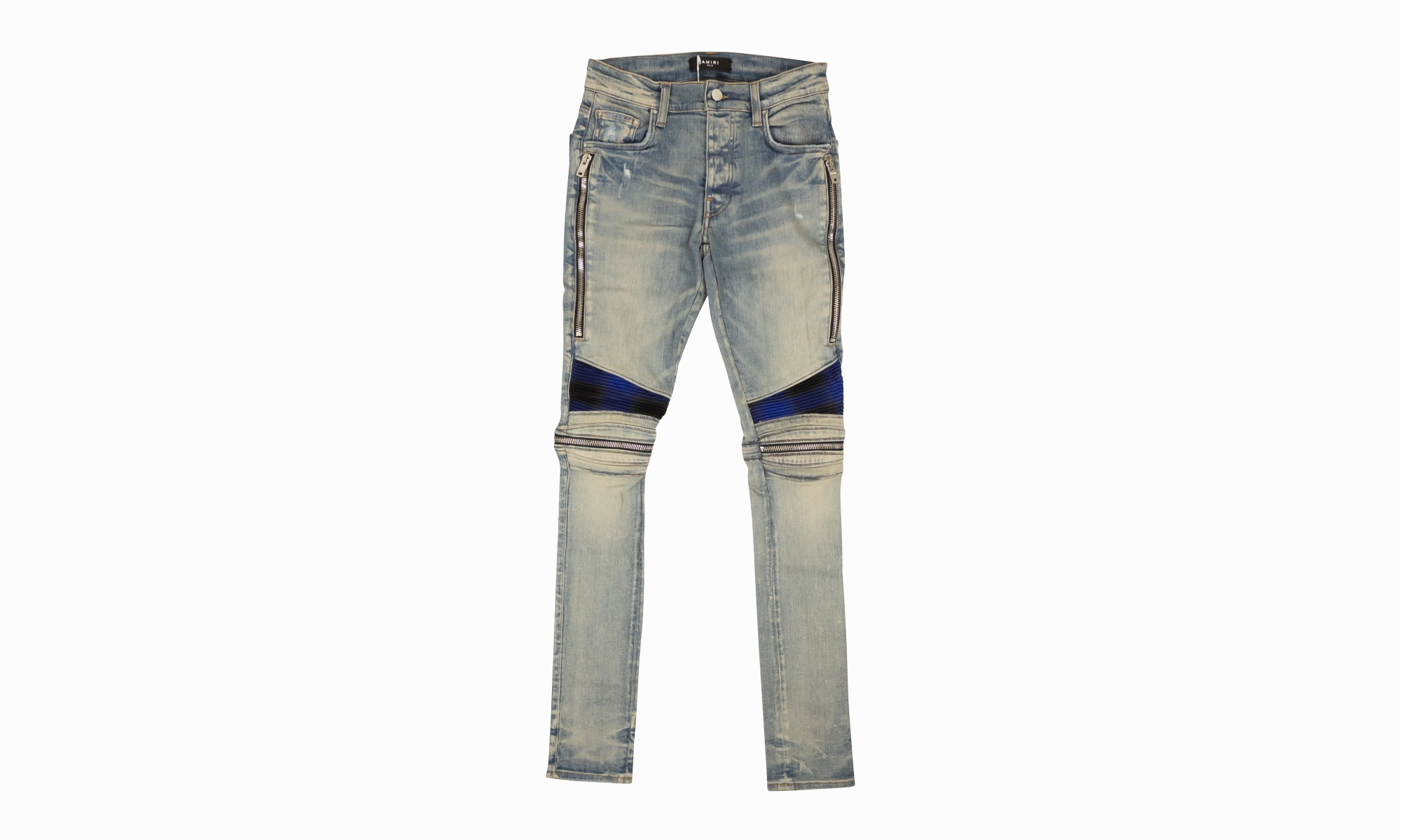 City Walk Smooth Clay Indigo Blue Cotton Plaid MX2 Jeans "MX2"