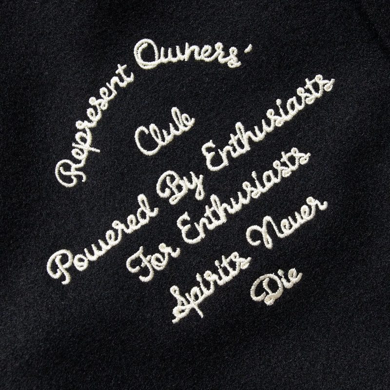 Represent Owners Club Varsity Jacket - Black Sense