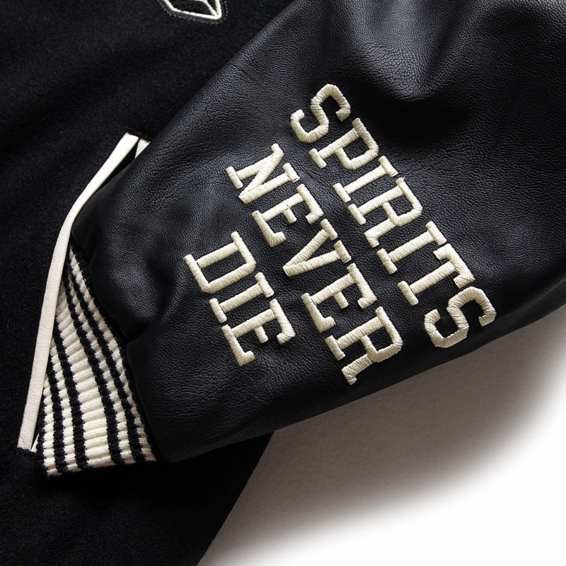 Represent Owners Club Varsity Jacket - Black regular windy