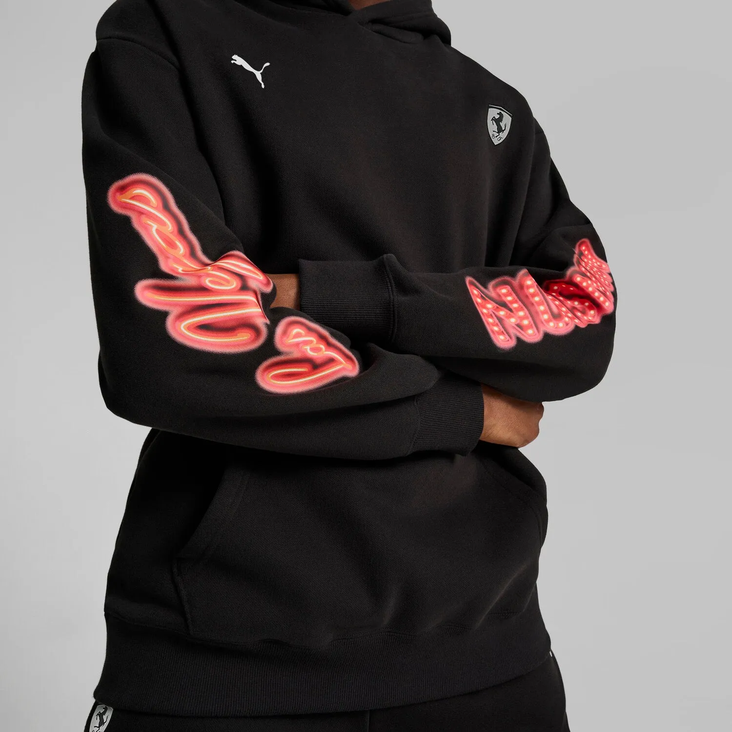 Breezy Fit Ferrari Neon Energy PO Hoody - Mens