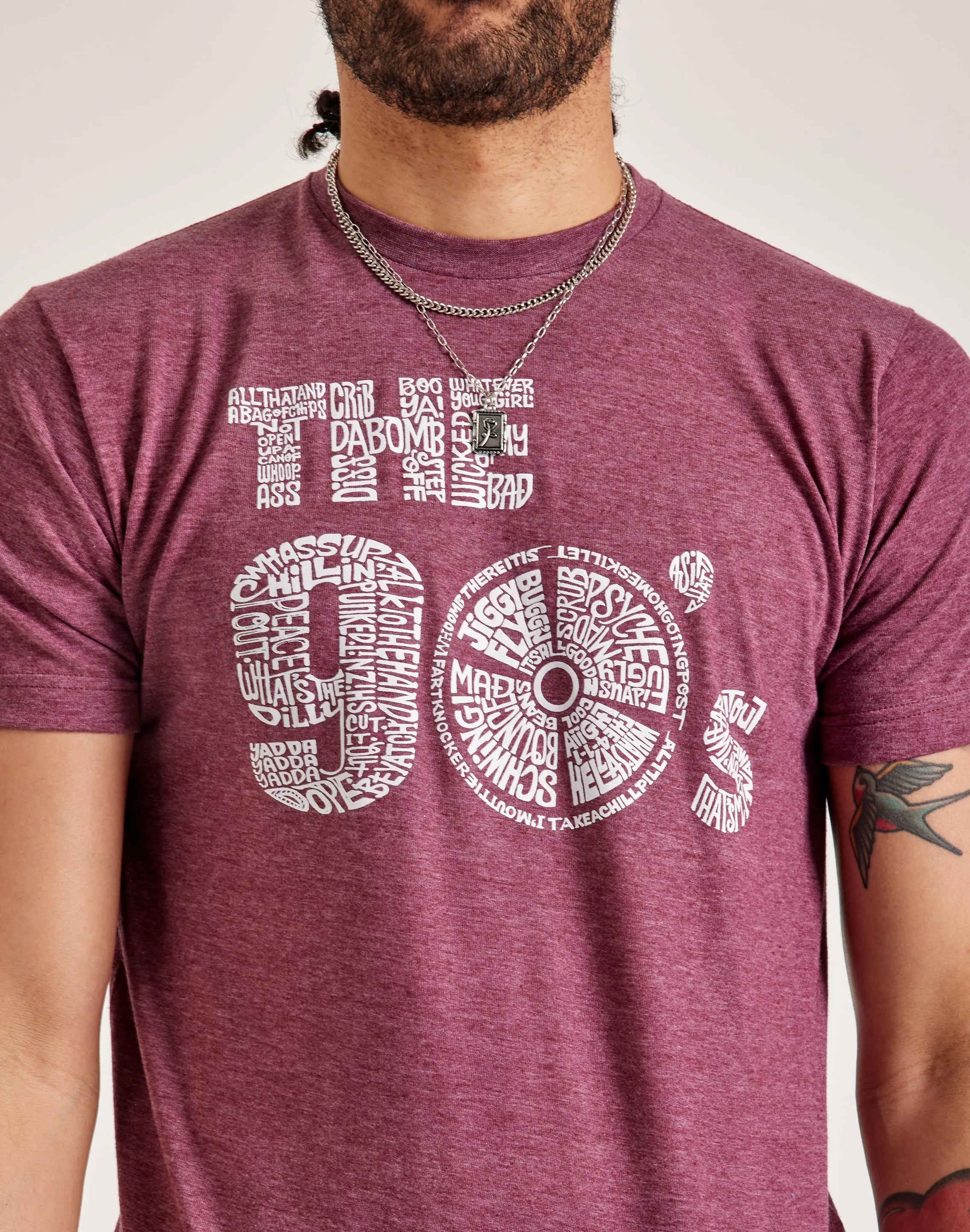 Frost Glow Resort Mood LA Pop Art Word Art The '90s Tee