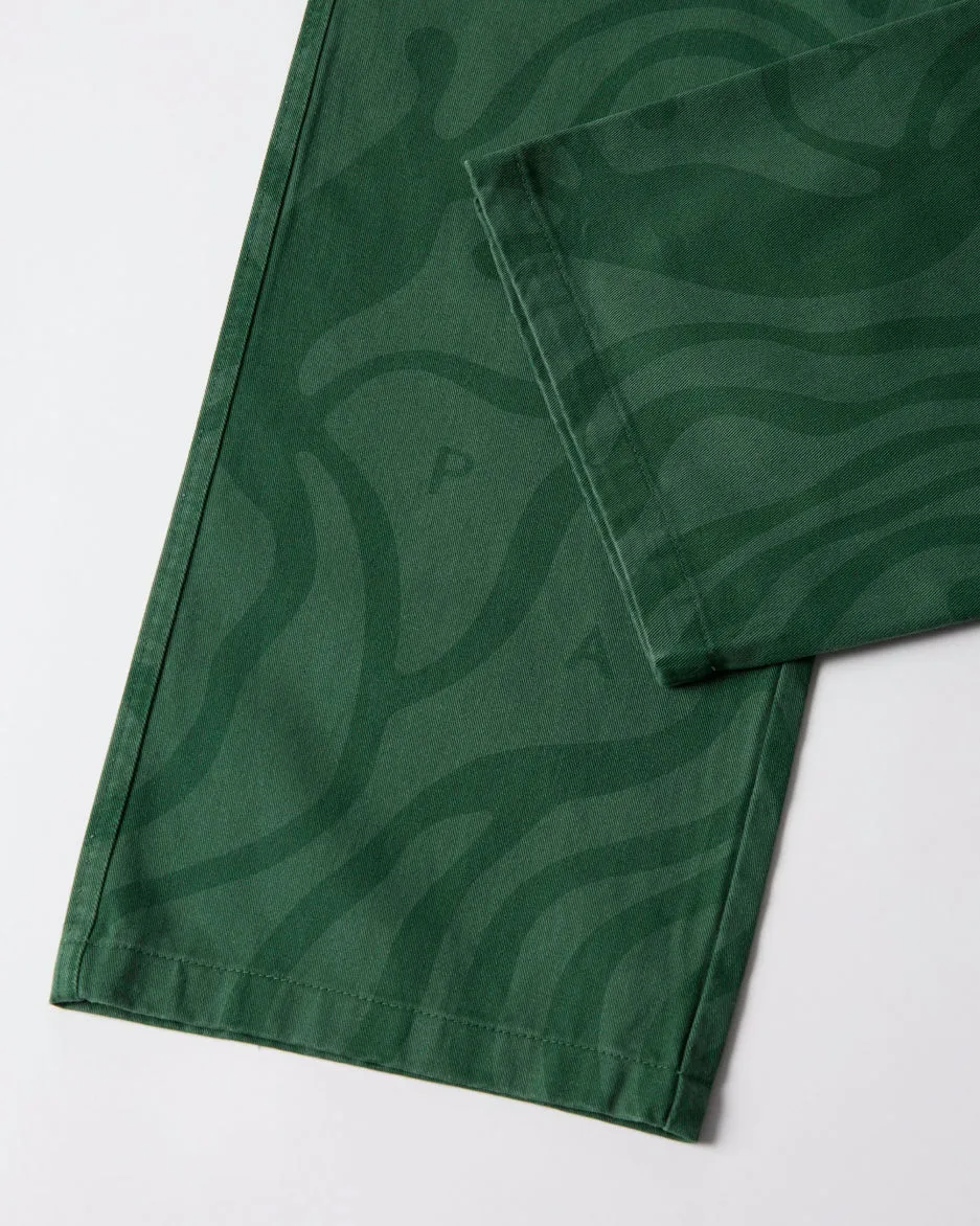 MachineWashable THE BLOB PANTS - WASHED GREEN