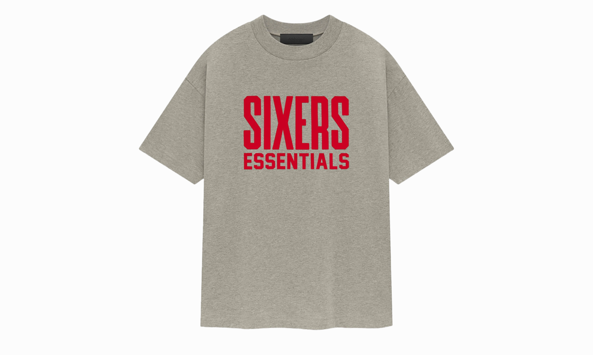 NBA Mens Philadelphia 76ers Tee "Warm Heather" Spanish Glow Breathable Material