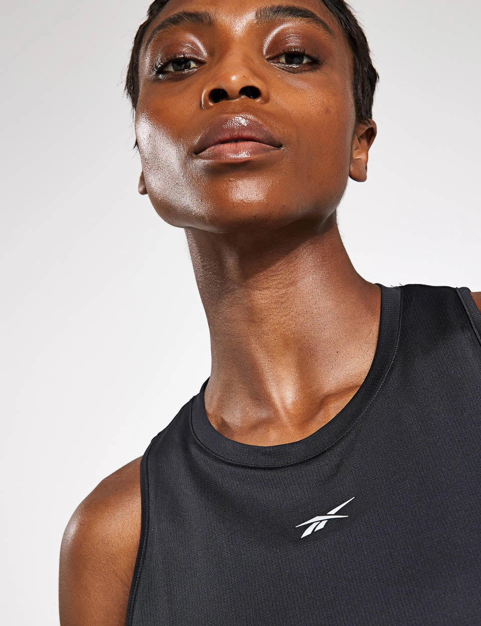 technology innovation small - size wheels Running Speedwick Tank Top - Night Black