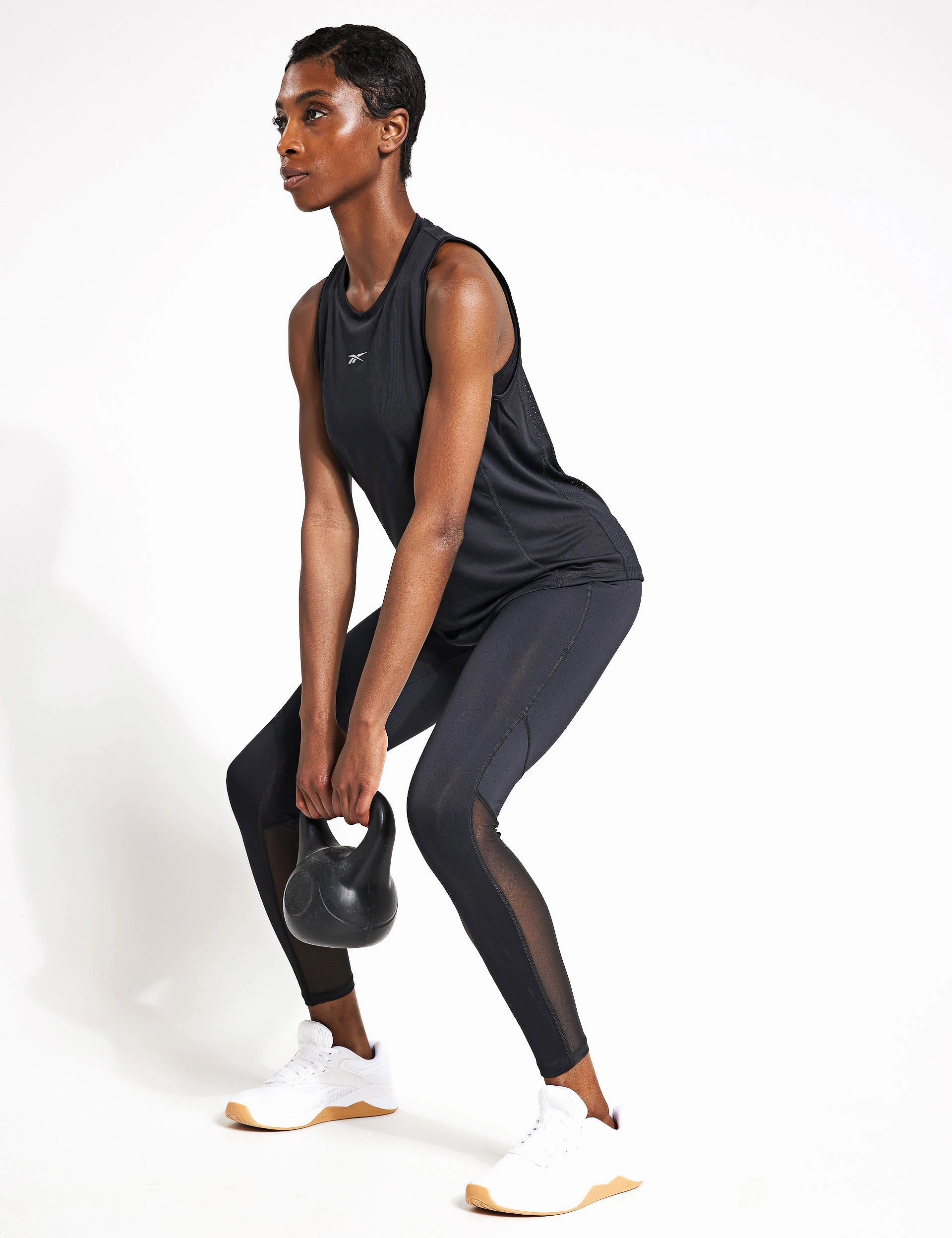 Running Speedwick Tank Top - Night Black brand new