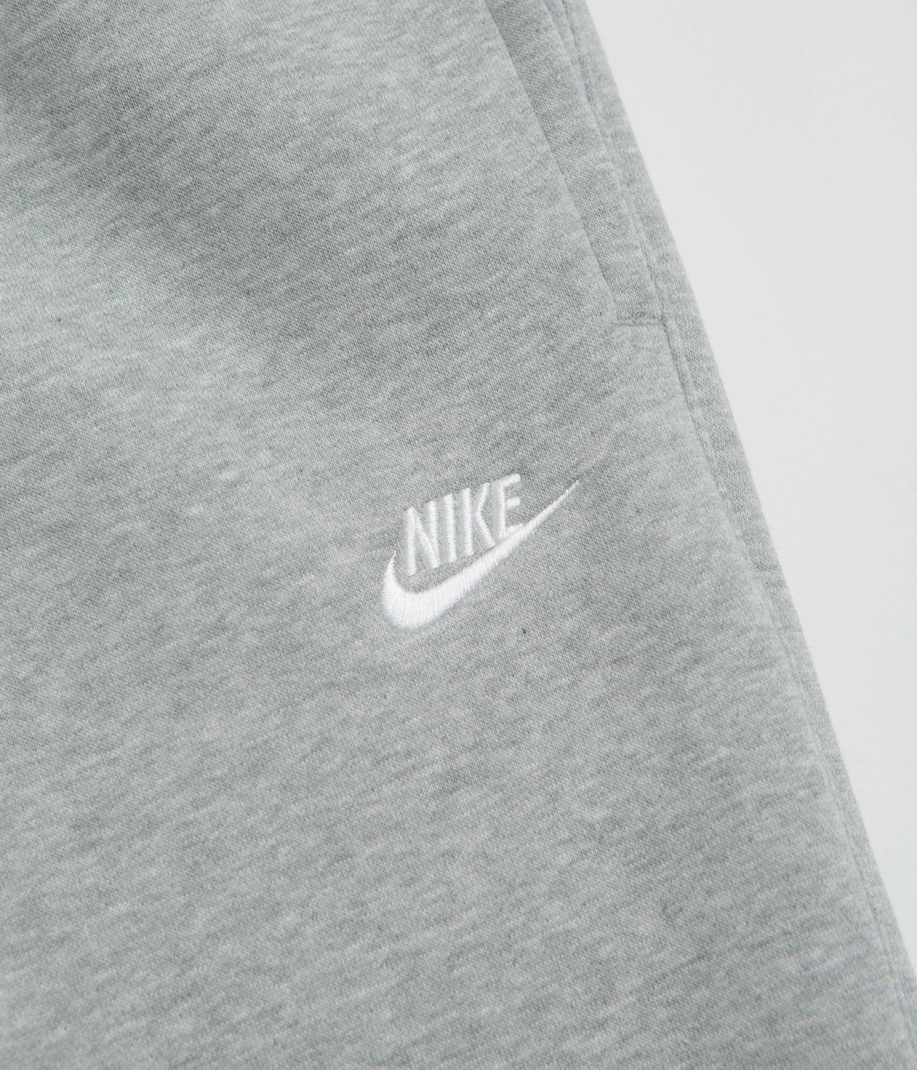 Casual Edge Nike Club Joggers - Dark Grey Heather / Light Smoke Grey / White
